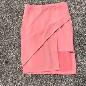 Pink Midi/Mini skirt